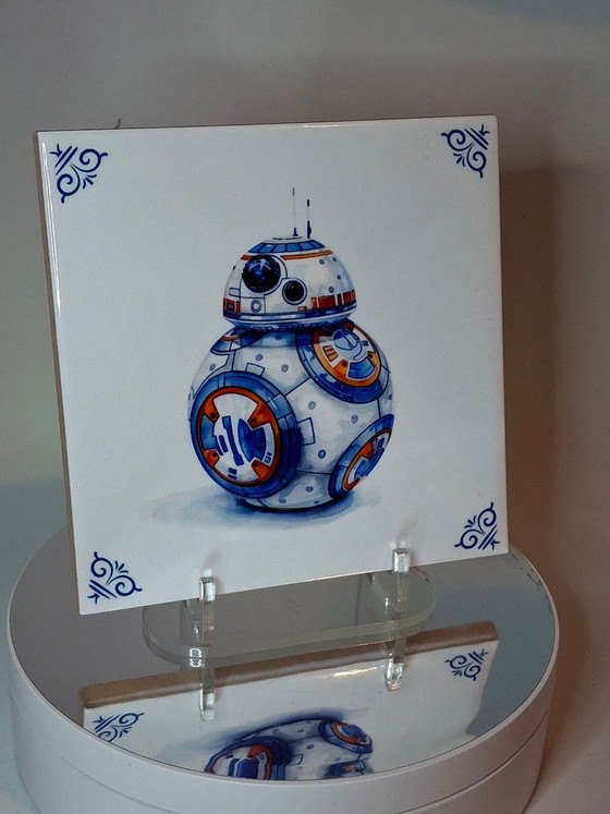 Image 1 of Decoratieve tegels 11x11 cm. 13 stuks. Star Wars.