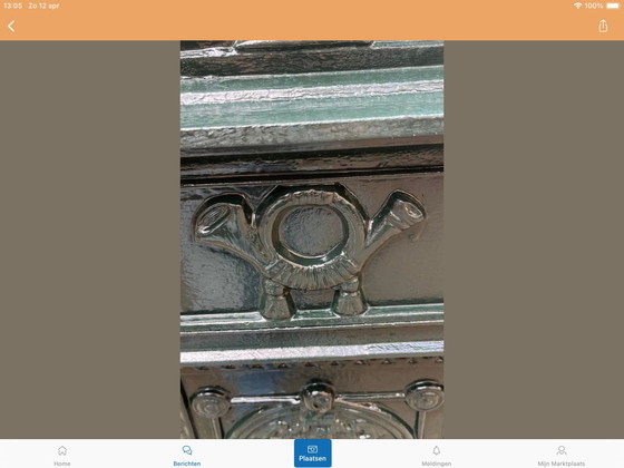 Image 1 of Brievenbus aluminium nostalgisch 