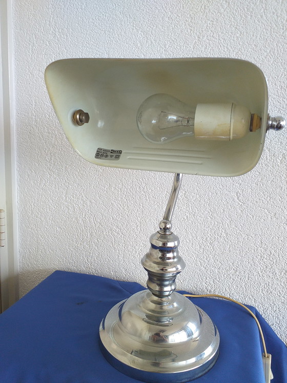 Image 1 of  Alte Bankierlampe