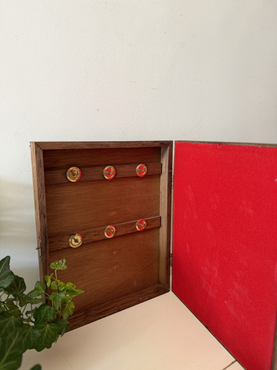 Image 1 of Art Nouveau key cabinet
