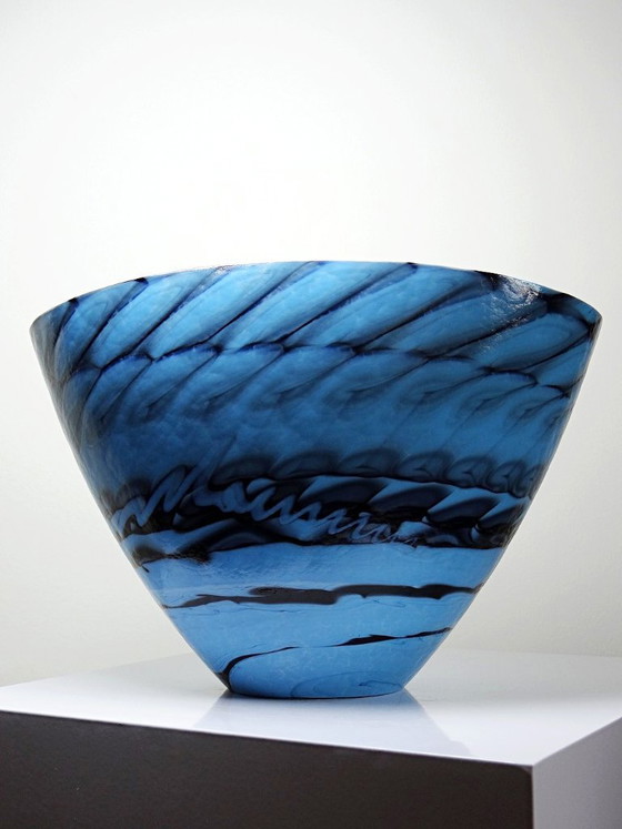 Image 1 of Handgemaakte Murano glazen centerpiece, schaal of grote schotel "Yourmurano"