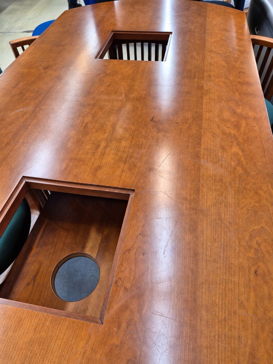 Riproduzione del marchio di punta Franck Lloyd wright webb, Set da pranzo, Tessile, Legno, Blu (foto 2 di 5)