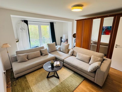 Minotti Sofa, Modell "Albers" - dreiteiliges Modulsofa