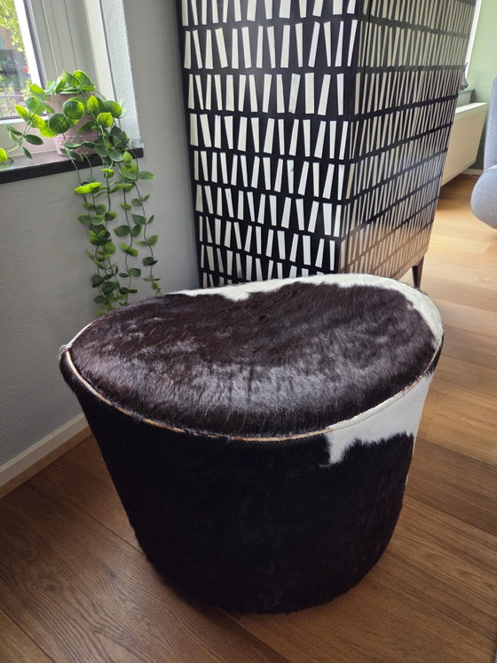 Ikea Stockholm Cowhide Pouf/Ottoman/Footstool – Footstools & poufs, Leather (photo 3 of 7)