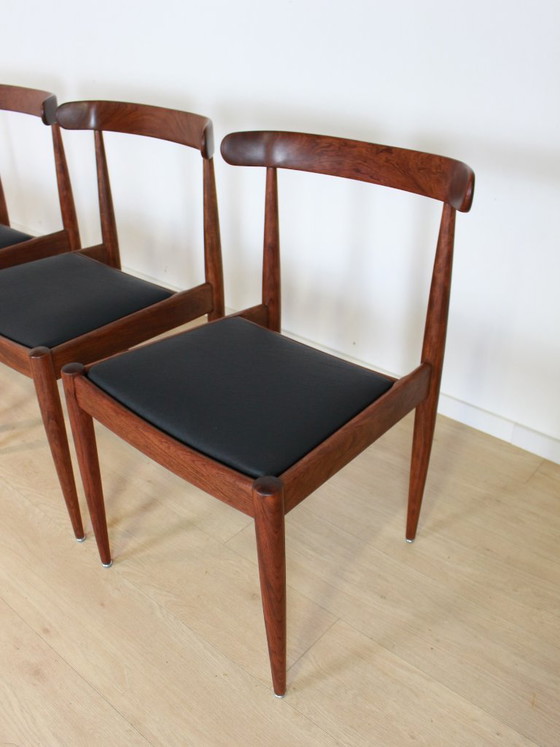 Vintage 4× Stoelen – Alfred Hendrickx Belform – Eetkamerstoelen, Wood (photo 11 of 12)