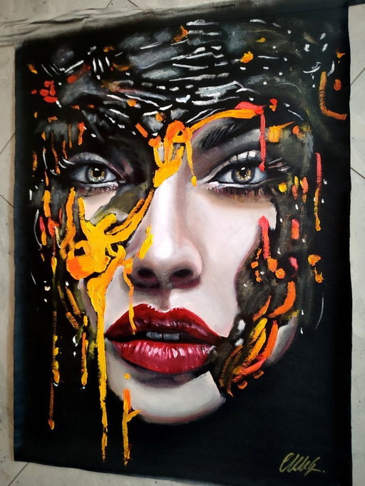 Toile d'artiste - Walter GERACI - The dark side of the beauty