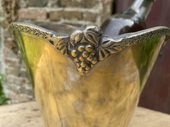 Image 1 of Enfriador de champán plateado Enfriador de vino Agrinet Francés