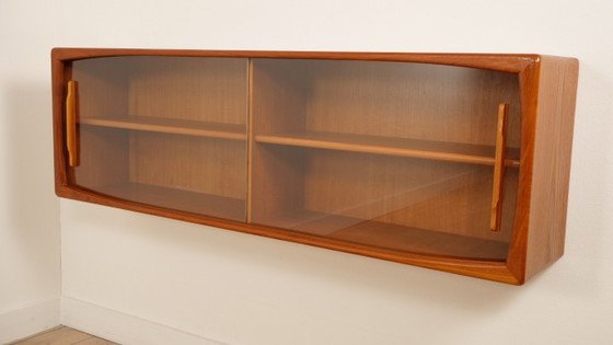 Image 1 of Credenza vintage | Anta scorrevole in vetro | Sospesa | 160 cm