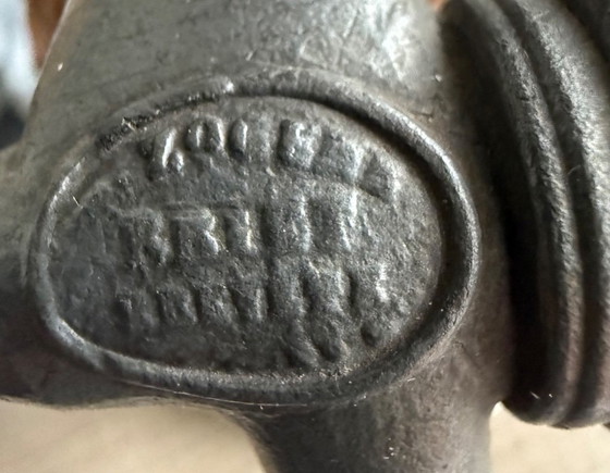 Antica gazogena francese, Briet, Oggetti decorativi, Vetro, Metallo, Marrone (foto 6 di 7)