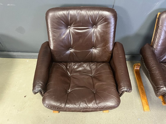 Image 1 of Fauteuils Kengu Elsa & Nordahl Solheim, lot de 3 - 1960 