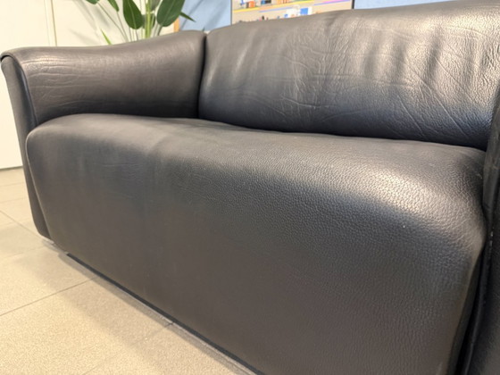 De Sede | DS47 | Schwarzes Büffelleder | 2 Stück – 2 Sitzer Sofas (photo 7 of 14)