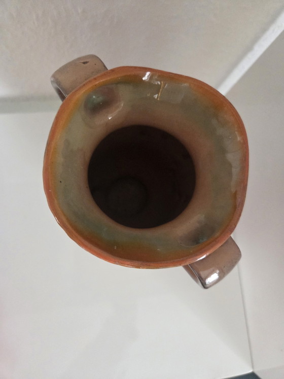 Vase à anse style Majolique | Forme 99 K | Excellent état! – Ceramic (photo 5 of 6)