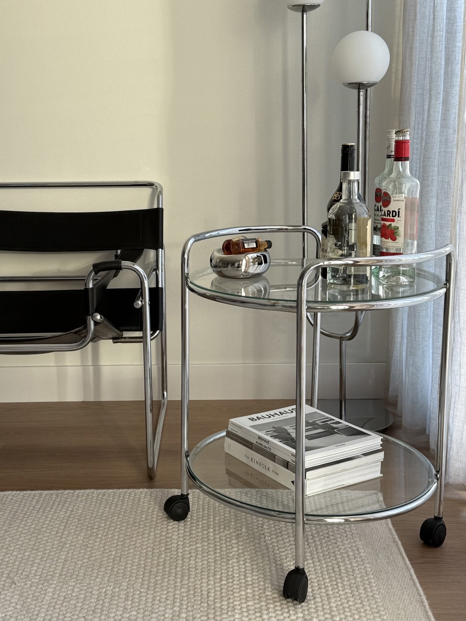 Chariot De Service Pliable Dinette Mid-Century De Bremshey Solingen 1960s 8 Chariot De Service Pliable Dinette Mid-Century De Bremshey Solingen 1960s 8