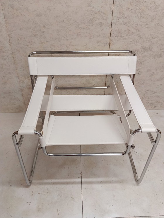 KNOLL Studio Poltrona WASSILY B3 NUOVA, in Cuoio Bianco – Poltrone, Leather (photo 69 of 83)