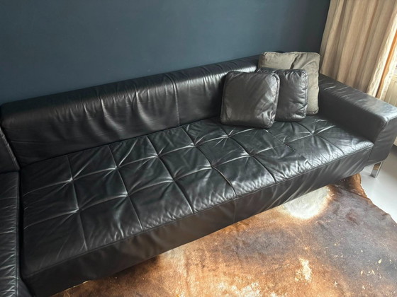 Zanotta Alfa 1325 Sofa + Chaise Longue – 3-5 seaters, Leather (photo 3 of 5)