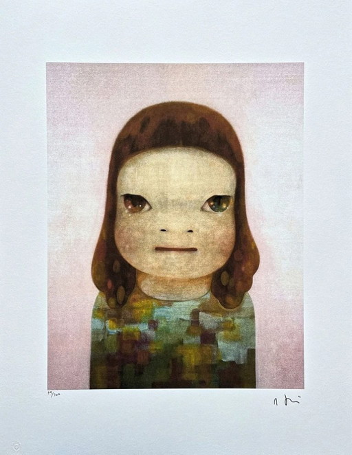 D'après Nara Yoshitomo, Miss Printemps, années 1990, lithographie en édition limitée