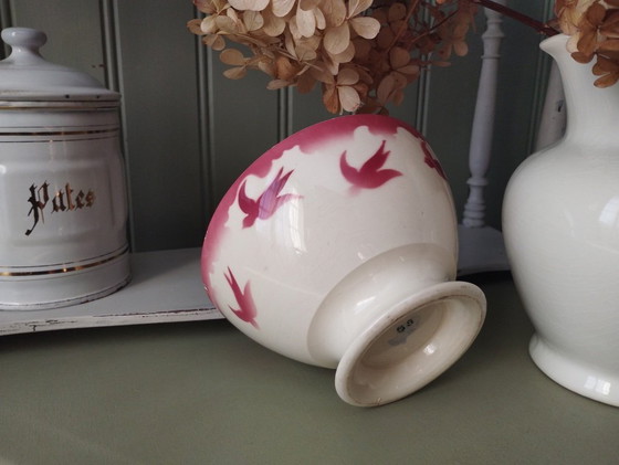 Image 1 of Ciotola in terracotta di Badonviller "Rondini"