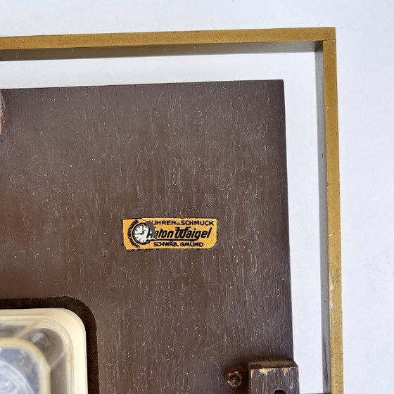 Image 1 of Diehl vintage wandklok, elegant modernisme, Duitsland jaren 1970.