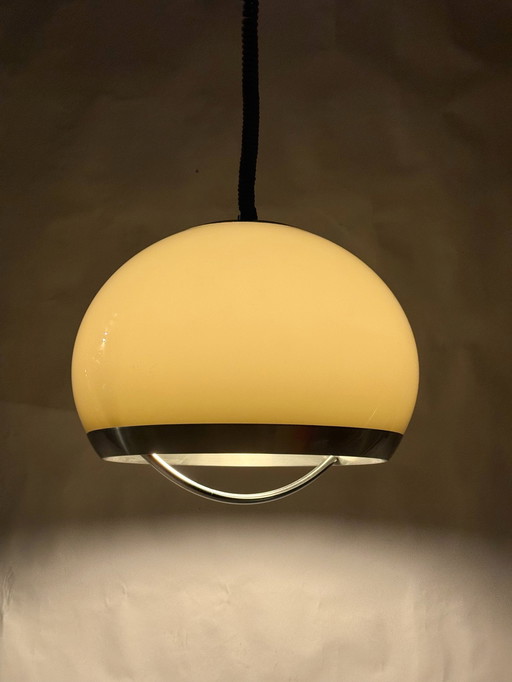 Dijkstra Space Age Mushroom Pendant Lamp 1970s Dutch Design