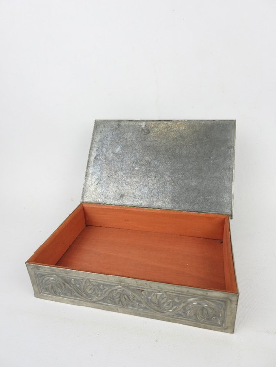 Image 1 of Genuine pewter, signed and numbered. Osiris. Jugendstil. Art Nouveau