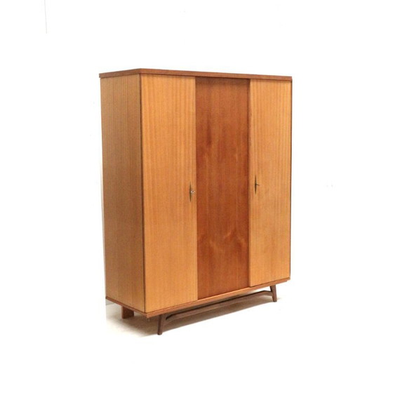 Image 1 of Vintage 3-door wardrobe / linen cupboard from the 1960s