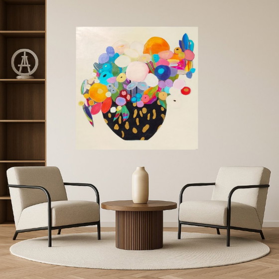 "No.11" 100x100cm – Joart, Objets d'art, Canvas (photo 7 of 15)