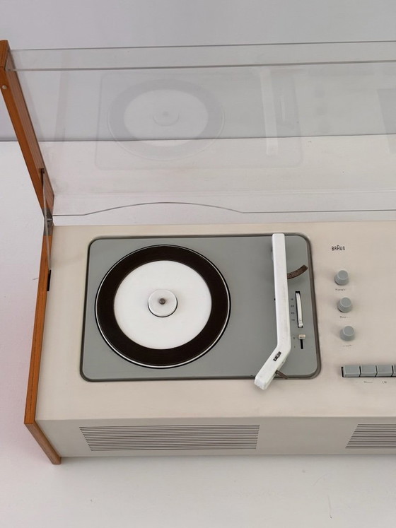 Image 1 of Tourne Disque Radio Braun SK 61 Phonosuper Dieter Rams Hans Gugelot Design Bauhaus Collector