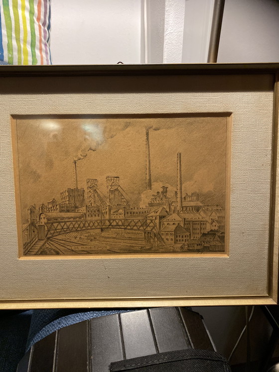 Image 1 of Incisione di Johan Scherft, la miniera di Orange Nassau