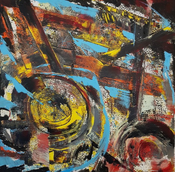 Abstract Modern Art - Abstract896 – Paintings & Drawings, Canvas (photo 4 of 8)