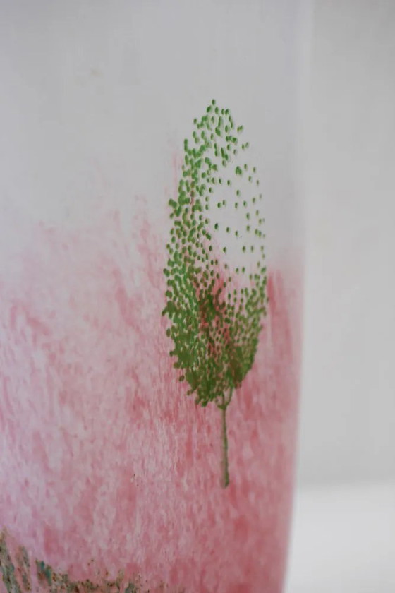 Image 1 of Scandinavian glass art vase known as May by Kjell Engman for Kosta Boda, 1980s
