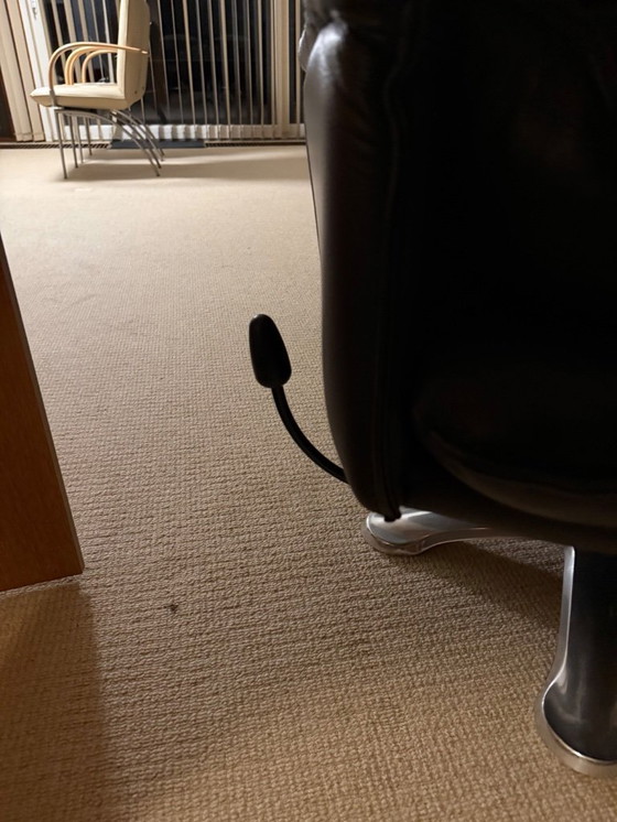 Image 1 of Sillón reclinable de cuero Leolux, giratorio, de primera calidad