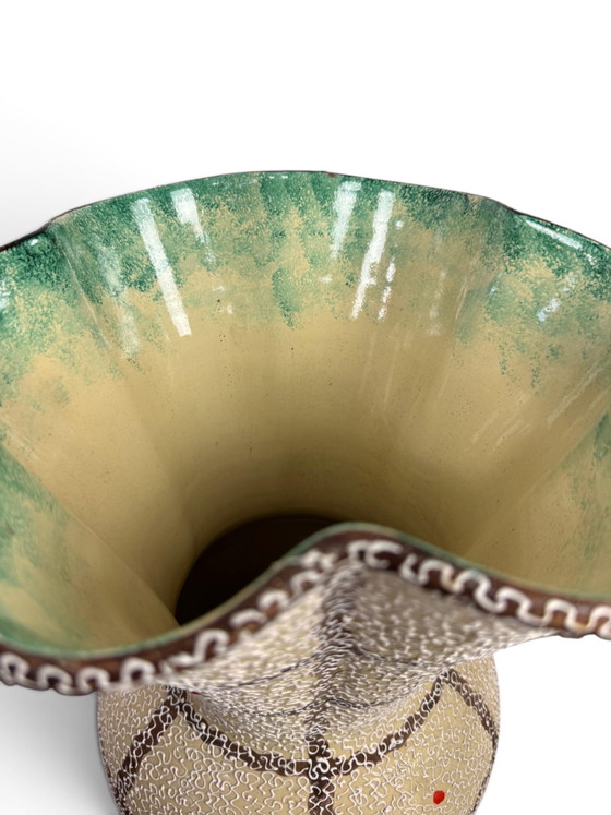 1950s Italian Vase by Rolli Deruta – Ceramic (photo 6 of 7)