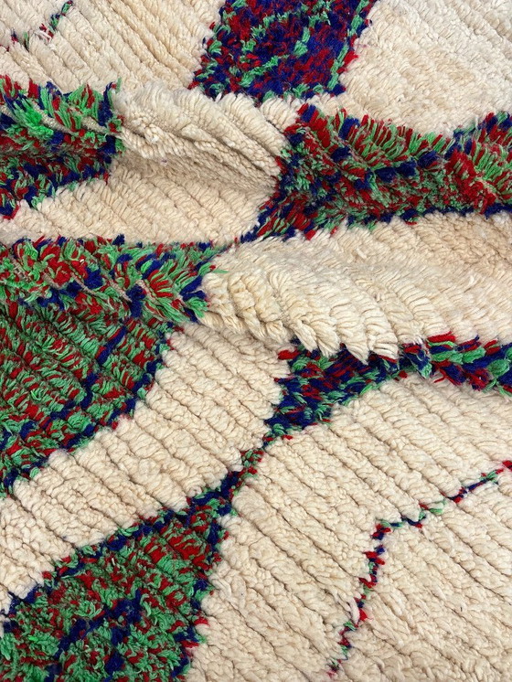 Image 1 of Moroccan Azilal Wool Rug – 145x255 cm – Handwoven Berber Carpet – Boho Abstract Design