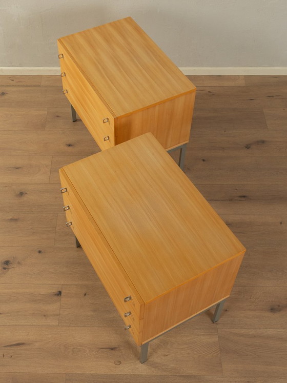 Nachtkastjes uit de jaren 60 – Metal, Wood (photo 2 of 9)