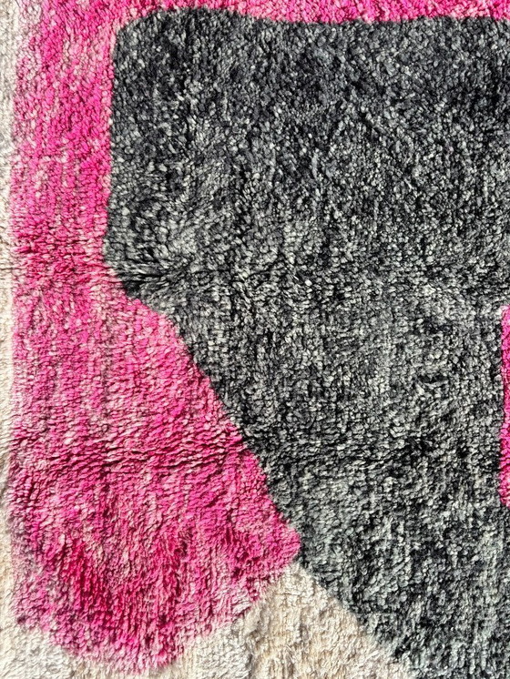 Image 1 of Authentischer Mrirt Marokkanischer Berber Wollteppich 210x310 cm - Handgewebter, Plüsch & Bunter Wollteppich