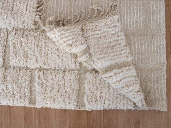Tapis de couloir en laine naturelle fait main 90/300cm – Wool (photo 4 of 7)