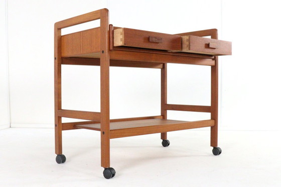 Image 1 of Danish trolley with two drawers 'Favrholt' vintage