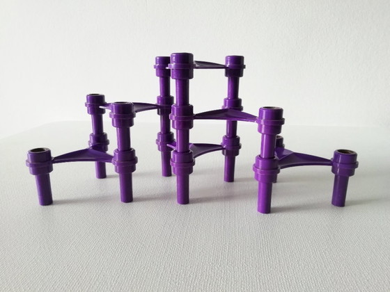 Image 1 of Set portacandele viola stile BMF Nagel