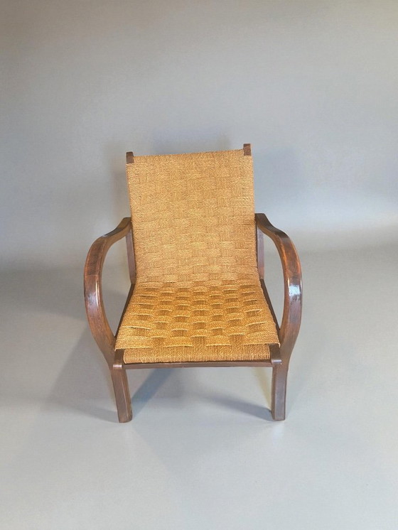 Image 1 of Erich Dieckmann Original Bauhaus-Sessel Um 1925. Eine Designikone Im Ausgezeichnetem Zustand.