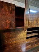 Mid-century palissander houten wandmeubel
