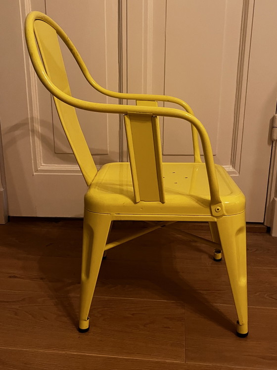 Image 1 of 2x gelber Mouette Kindersessel (Tolix)
