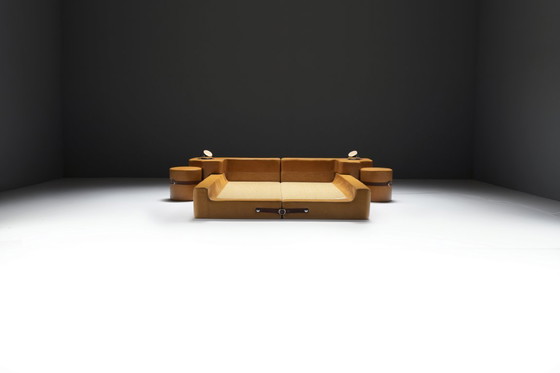 Image 1 of  TUCROMA bed and rotating warderobe with mirror by Guido Faleshini - i4 Mariani