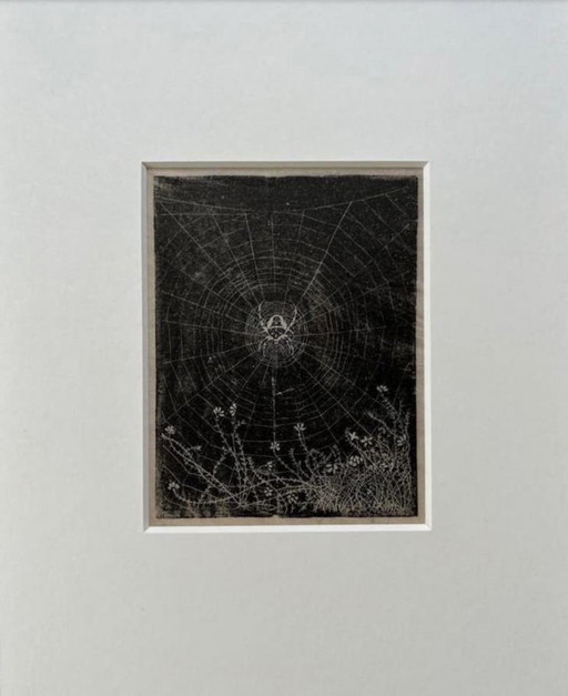 Jan Mankes 1889-1920 / Croce Spider Heliogravure originale 1923