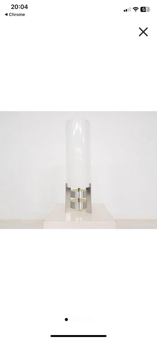 Lampe de table de l'ère spatiale du milieu du siècle