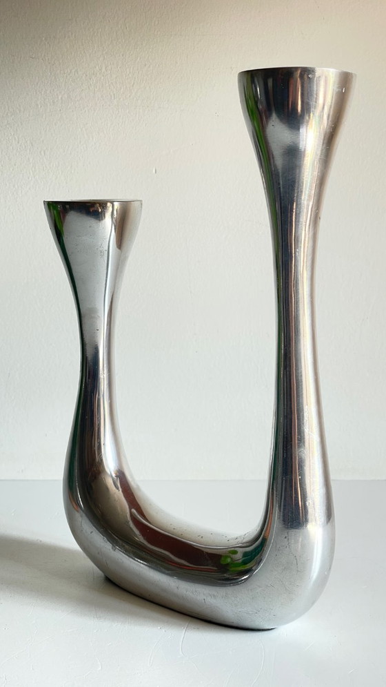 Image 1 of Candelabro antiguo de doble diseño