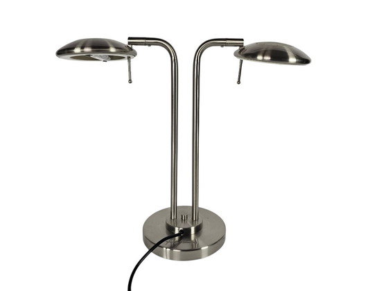 Image 1 of Boxford Holland - Jan des Bouvrie - lampe de table - laiton - métal - signée - années 1980