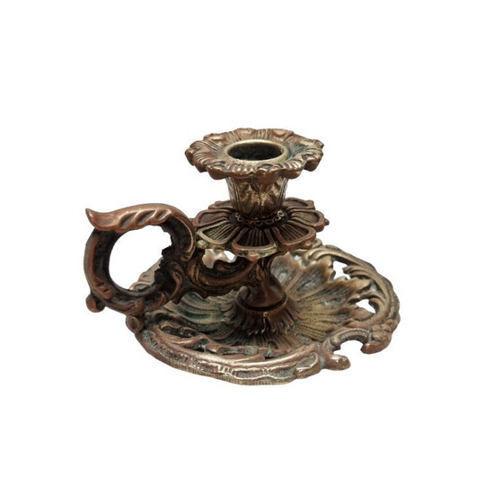 Image 1 of chandelier en bronze vintage