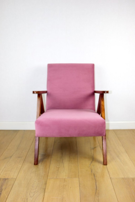 Fauteuil vintage B-310 VAR rose jade structurel années 1970 - 2 exemplaires disponibles