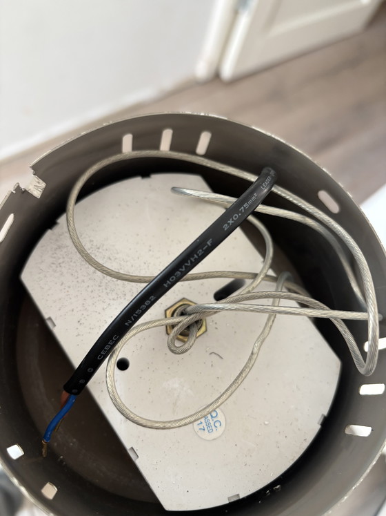 Image 1 of Harco Loor pendant lamp 12 light points “strawberry” Dutch design