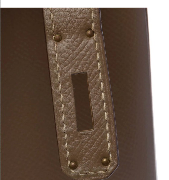 Image 1 of Sac HERMES Birkin 35 en cuero Étoupe - 103484